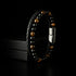 Perlen Lederarmband Herren Damen Unisex Tigerauge Magnetverschluss uniqal